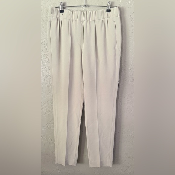 BRUNELLO CUCINELLI Cady Tailored Jogger Trouser Pants Sz US 6 Silk Acetate Crepe